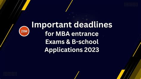 Important exam deadlines .